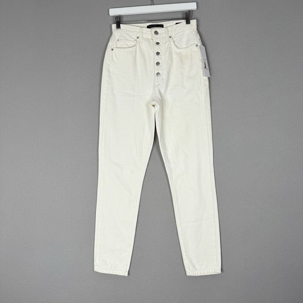 Joe's x Who What Wear Womens Jeans 26 White Danielle High Rise Vintage Straight